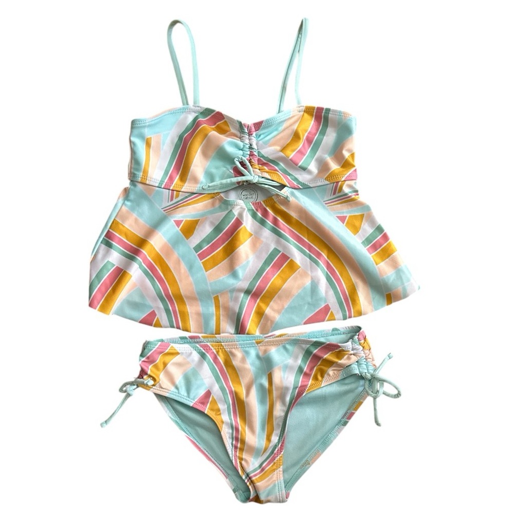 Wonder Nation Girls Size 7/8 Tankini set